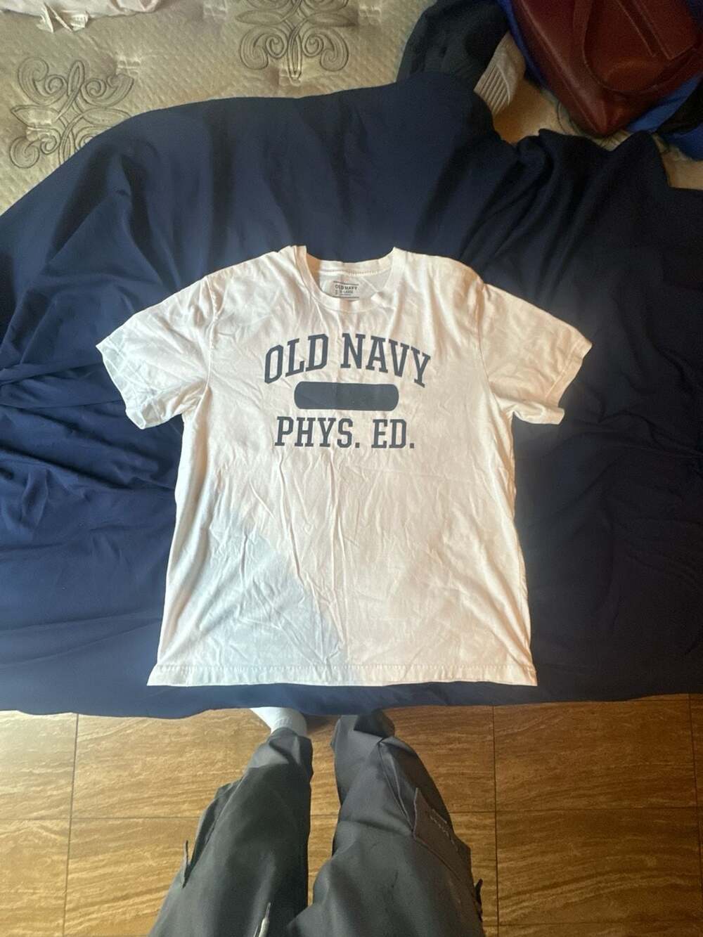 Old Navy Phys. Ed. Vintage Style Logo Graphic T-Shirt Men's XL